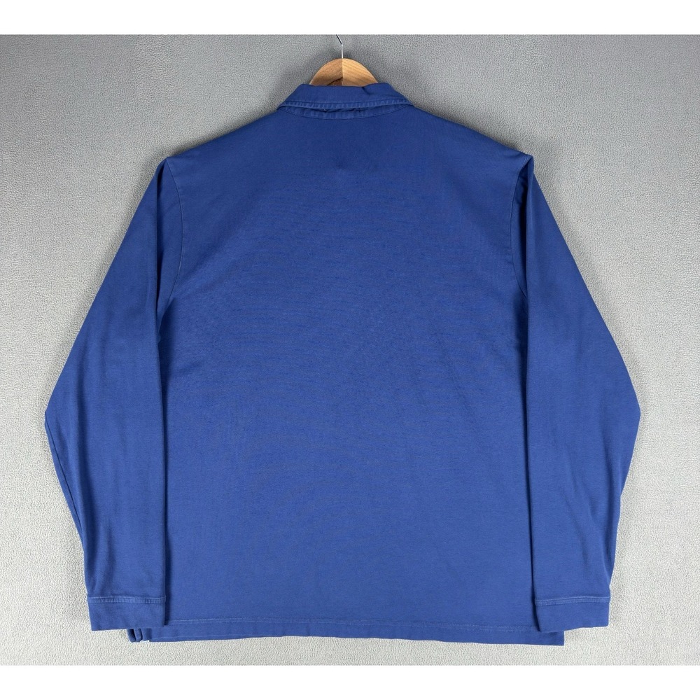 Peter Millar Polo Shirt Mens XL Blue Crown Lived In Lava Wash Quiet Luxury Golf - Picture 4 of 8